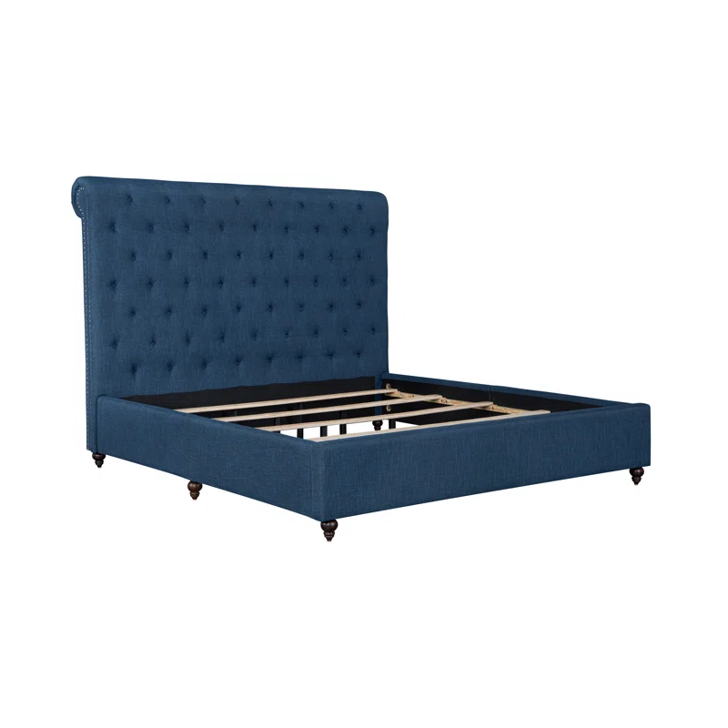 Eiver+Upholstered+Sleigh+Bed